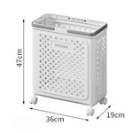 Small Rolling Basket With Handles & Wheels
