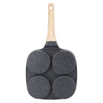 4-Slot Aluminium Marble Granite Non-stick Coating Frying Pan