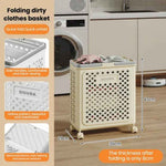 Small Rolling Basket With Handles & Wheels