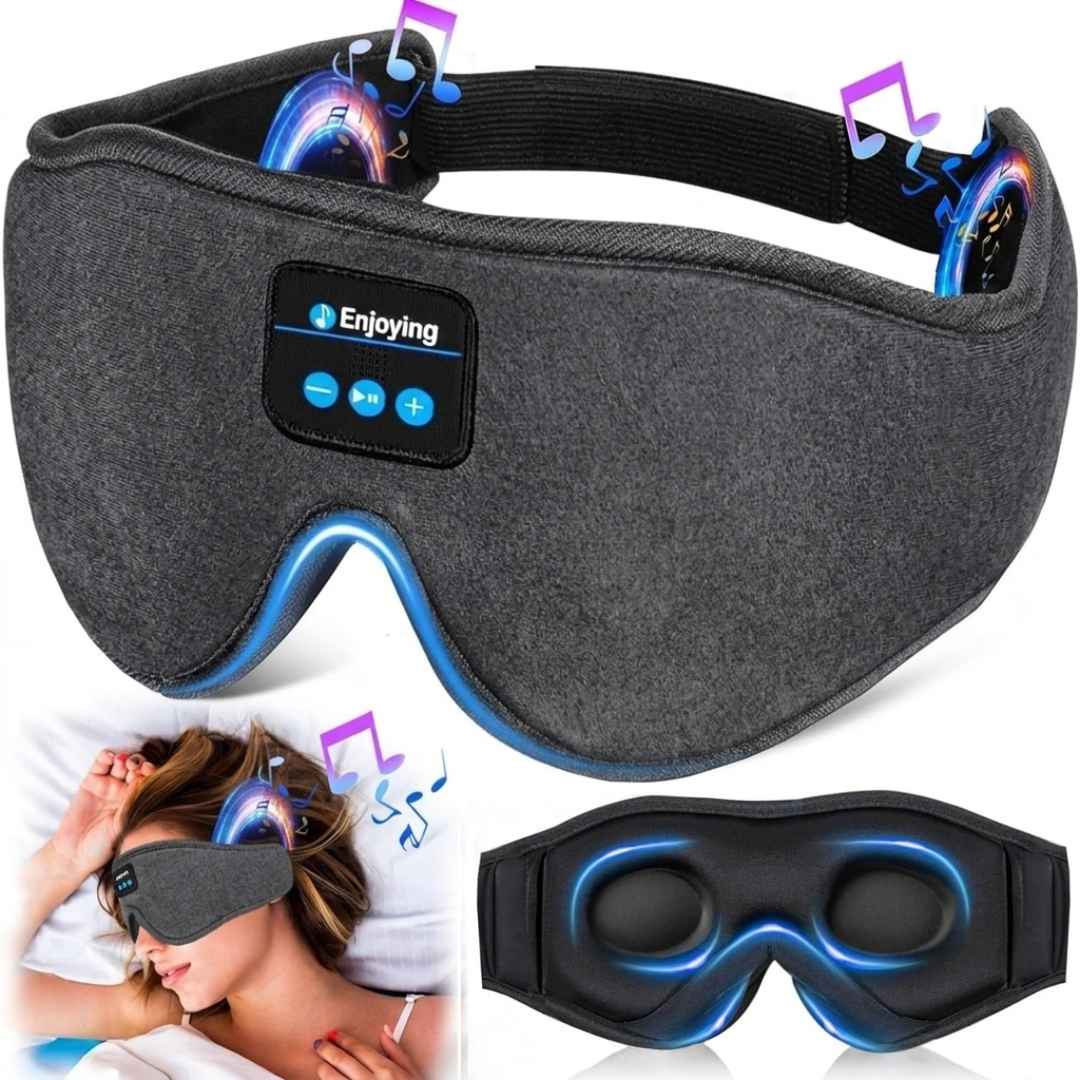 Bluetooth 3D Sleep Eye Mask With Wireless Headphones