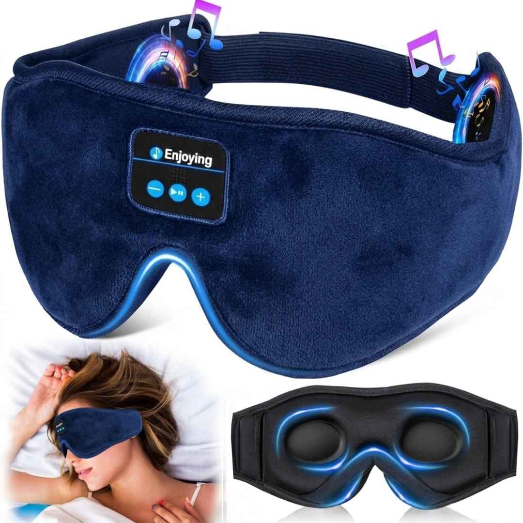 Bluetooth 3D Sleep Eye Mask With Wireless Headphones