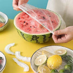 100 PCS Fresh Keeping Disposable Stretch Elastic Food Storage Covers 36cm