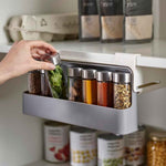 Cupboard Store Under Shelf Kitchen Storage Spice Rack