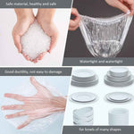 100 PCS Fresh Keeping Disposable Stretch Elastic Food Storage Covers 36cm