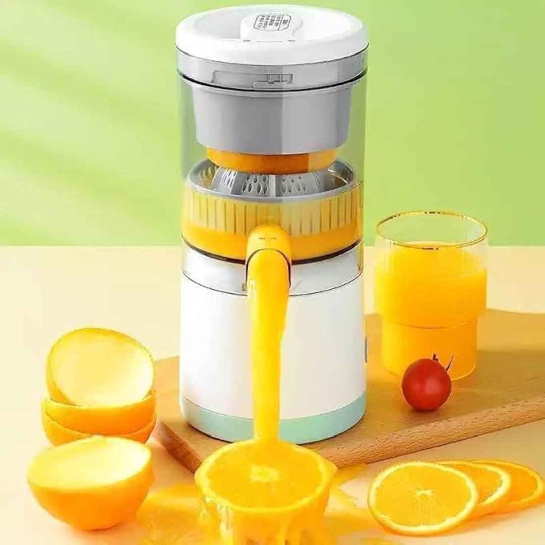 Electric Portable Citrus Juicer USB Charging Compact 45W Press With Lockable Spout