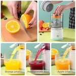 Electric Portable Citrus Juicer USB Charging Compact 45W Press With Lockable Spout