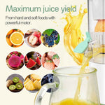 Electric Portable Citrus Juicer USB Charging Compact 45W Press With Lockable Spout