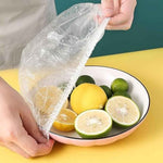 100 PCS Fresh Keeping Disposable Stretch Elastic Food Storage Covers 36cm