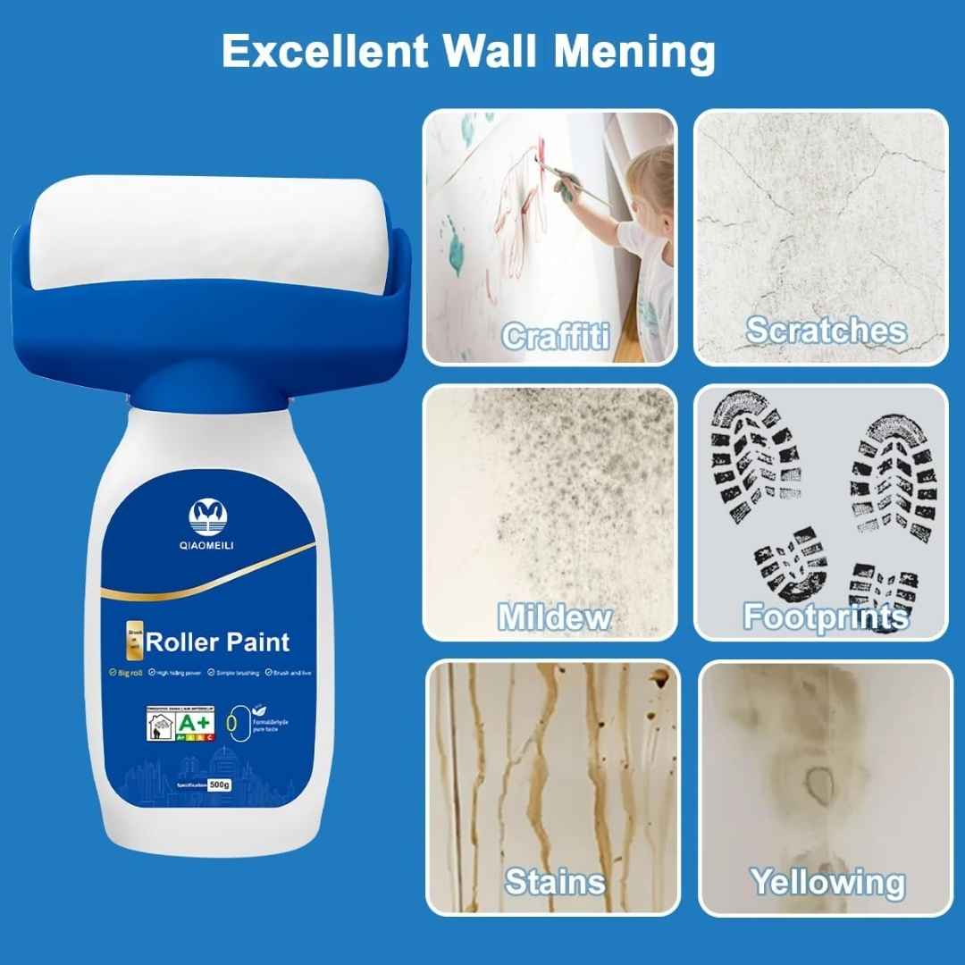 MGTU Wall Repair Roller White Paint