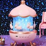 Kids 360° Rotating LED Rechargeable Night Projector Lamp With 6 Films & 5 Colors