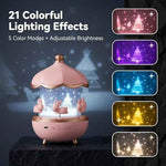 Kids 360° Rotating LED Rechargeable Night Projector Lamp With 6 Films & 5 Colors