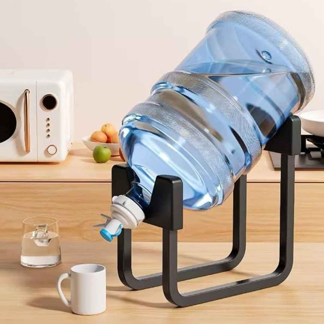 Bracket Bottle Stand With Water Dispenser Valve For 20 Liter Water Gallon