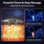 6 Head Electric Rechargeable Massage Gun Deep Tissue With LED Screen & 20 Intensity Levels