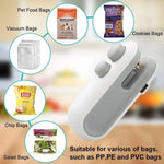 2 in 1 Rechargeable Mini Bag Sealer & Cutter Machine