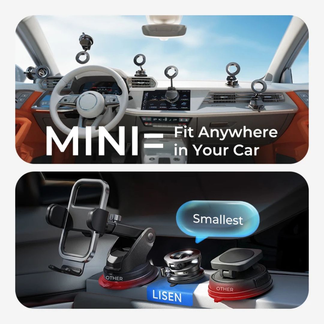 Lisen Lever Lock Suction Magnetic Phone Holder