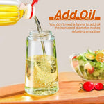 470ml Mist 2 in 1 Olive Oil Dispenser & Spray Bottle Premium Glass
