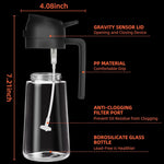 470ml Mist 2 in 1 Olive Oil Dispenser & Spray Bottle Premium Glass