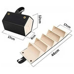 5-Slot Glasses Foldable Case Organizer For Travel & Daily Use