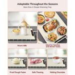 Foldable Electric Food Warming Mat With 6 Temperatures