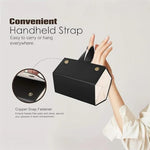 5-Slot Glasses Foldable Case Organizer For Travel & Daily Use