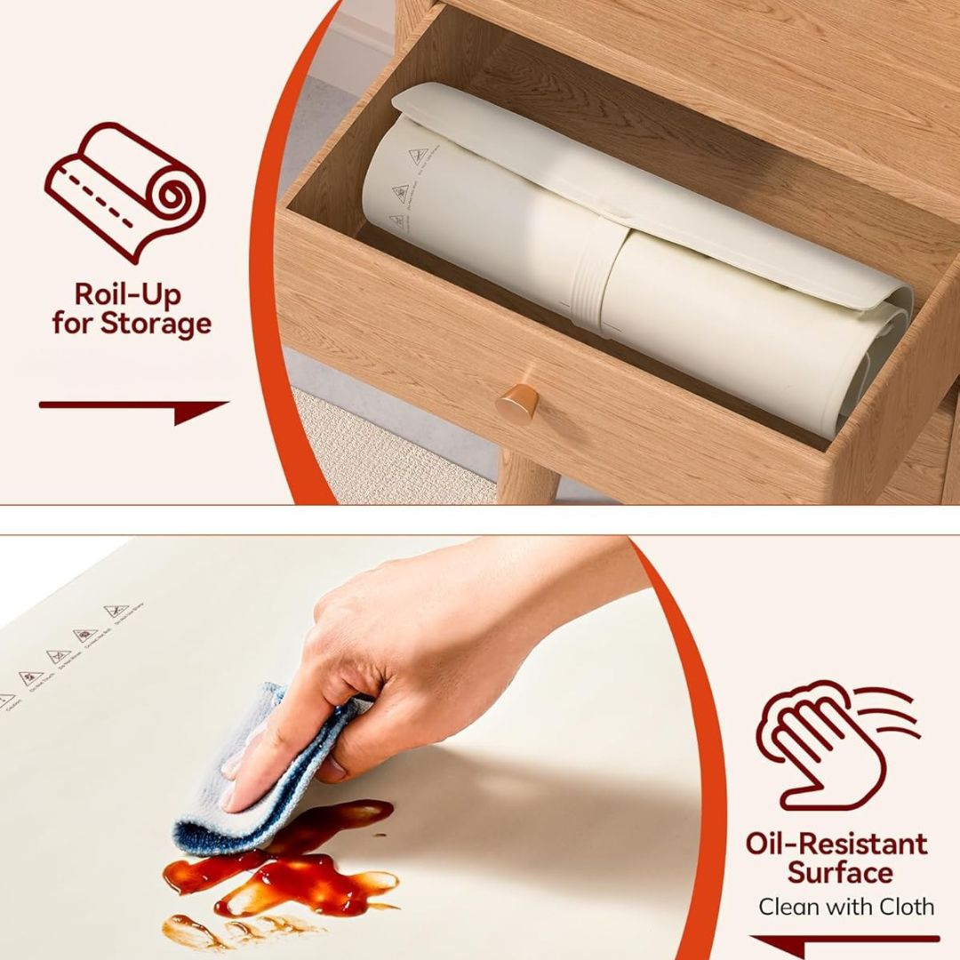 Foldable Electric Food Warming Mat With 6 Temperatures