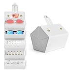 5-Slot Glasses Foldable Case Organizer For Travel & Daily Use