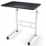 Adjustable Height Rolling Work Table For Sitting & Standing Position With Wheels