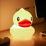 Cute Nursery Squishy Silicone Rechargeable Touch Night Lamps