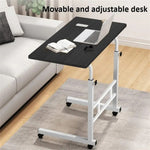 Adjustable Height Rolling Work Table For Sitting & Standing Position With Wheels