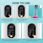 USB Rechargeable 420ml Portable Blender for Shakes & Smoothies With 12 Blades Digital LED Display And Handle Lid
