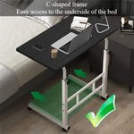 Adjustable Height Rolling Work Table For Sitting & Standing Position With Wheels