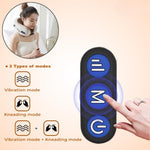 Rechargeable U-Shaped Travel Neck Massage Memory Foam Pillow