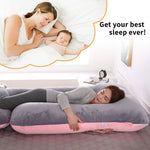 Large J-Shape Full Body Support Pregnancy Maternity Pillows
