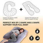 Large J-Shape Full Body Support Pregnancy Maternity Pillows