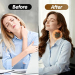 Neck & Shoulder Deep Tissue Massager With Heat-Wireless Simulated Human Hand Design