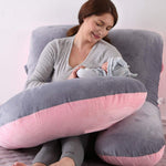 Large J-Shape Full Body Support Pregnancy Maternity Pillows