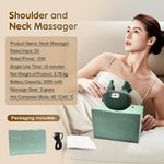 Neck & Shoulder Deep Tissue Massager With Heat-Wireless Simulated Human Hand Design