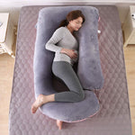 Large J-Shape Full Body Support Pregnancy Maternity Pillows