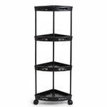 Multifunctional 4-Tier Hard Plastic Corner Organizer