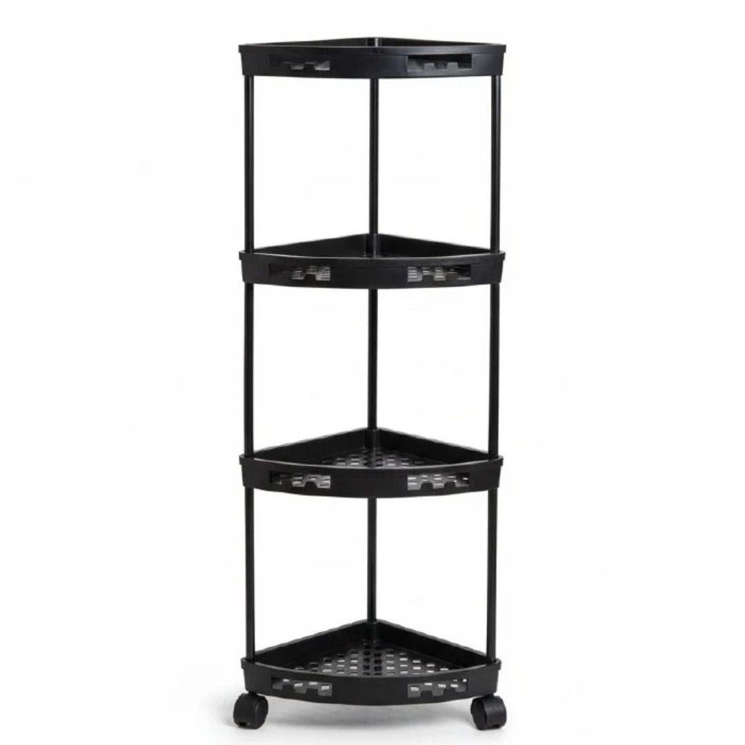 Multifunctional 4-Tier Hard Plastic Corner Organizer