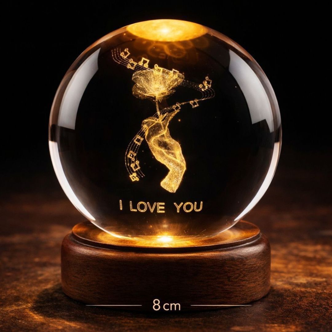 3D Crystal Ball Lamp