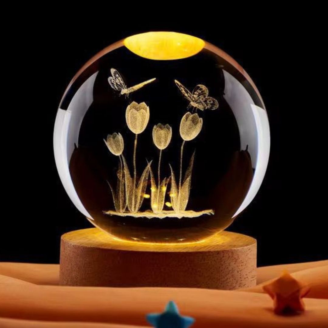 3D Crystal Ball Lamp