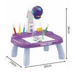 Kids Painting Projection Table Battery Powered For Ages 3 & Above