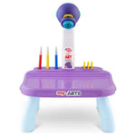 Kids Painting Projection Table Battery Powered For Ages 3 & Above