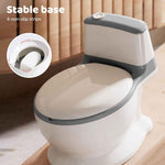 Portable Potty Training Toilet Seat For Toddlers PVC Cushion With Removable Bowl & Wipe Holder