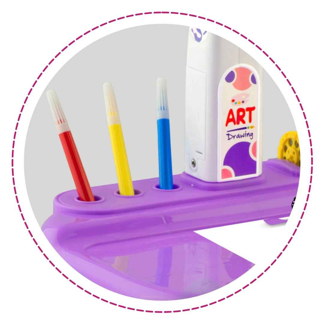 Kids Painting Projection Table Battery Powered For Ages 3 & Above