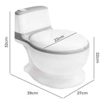 Portable Potty Training Toilet Seat For Toddlers PVC Cushion With Removable Bowl & Wipe Holder
