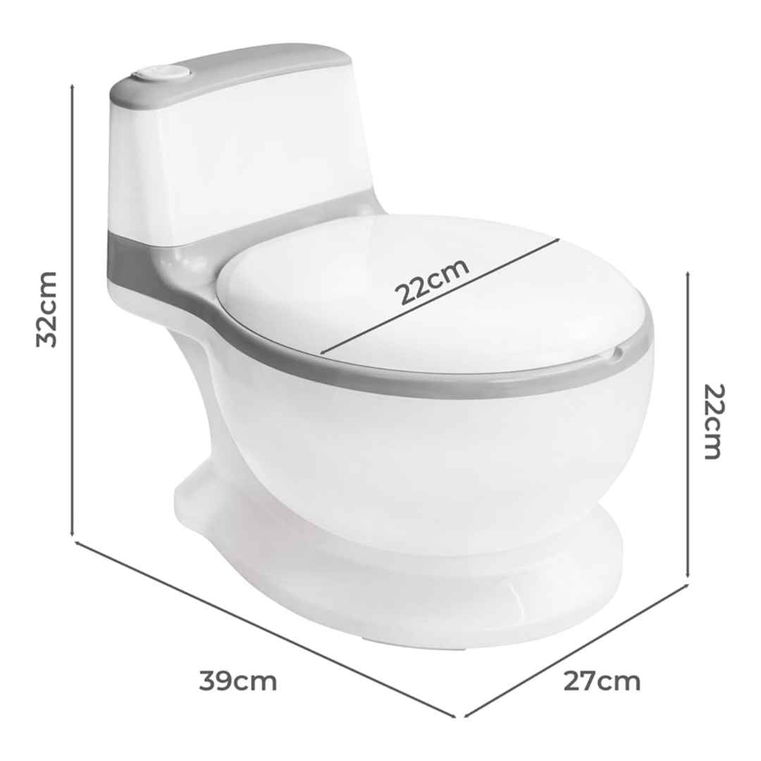 Portable Potty Training Toilet Seat For Toddlers PVC Cushion With Removable Bowl & Wipe Holder
