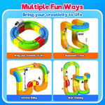 Electric Train Set for Kids 33PCS 3D Racing Track Toy STEM 3 & Up