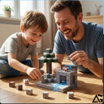 Minecraft Magnetic Building Blocks Winter Set 3D Construction Cubes